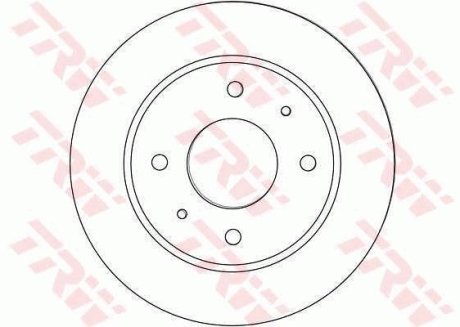 Тормозной диск TRW DF4463