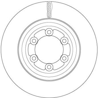 Гальмівний диск TRW DF6736S