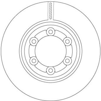 Гальмівний диск TRW DF6984