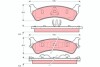 Гальмівні колодки TRW GDB1238 (фото 1)