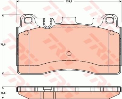 Гальмівні колодки TRW GDB1906 (фото 1)