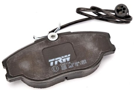 Колодки гальмівні дискові, комплект TRW GDB483 (фото 1)