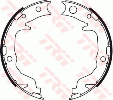 Комплект тормозных колодок, стояночная тормозная система TRW GS8783