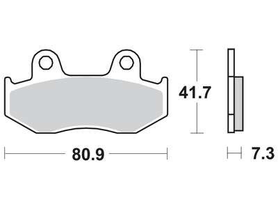 Гальмівна колодка (диск) TRW MCB534