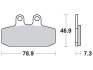 Гальмівні колодки TRW MCB557 (фото 1)