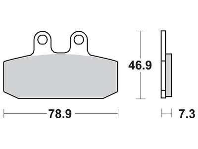 Гальмівні колодки TRW MCB557