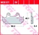Гальмівна колодка (диск) TRW MCB571 (фото 2)
