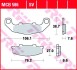 Комплект гальмівних колодок TRW MCB586 (фото 2)