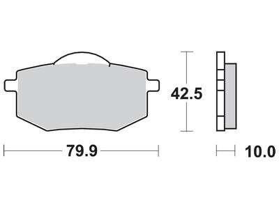 Гальмівні колодки TRW MCB587