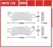 Колодки гальмівні дискові, комплект TRW MCB726SRM (фото 1)
