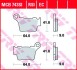 Гальмівна колодка (диск) TRW MCB743RSI (фото 3)