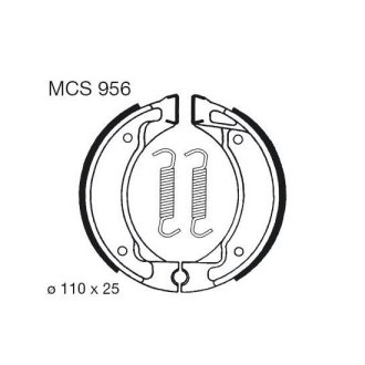 Комплект тормозных колодок TRW MCS956