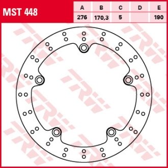 Тормозной диск TRW MST448