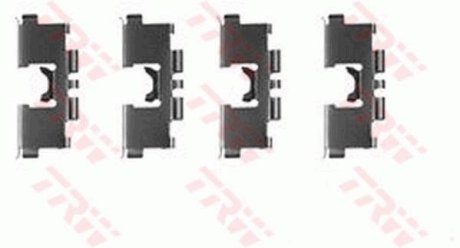 Комплектующие, колодки дискового тормоза TRW PFK226 (фото 1)
