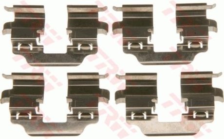 Комплектующие, колодки дискового тормоза TRW PFK610 (фото 1)