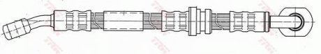 Кронштейн, тормозный шланг TRW PHD431 (фото 1)