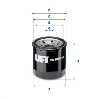 Масляний фiльтр UFI 23.585.00