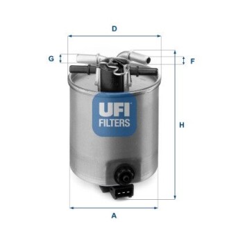 Паливний фільтр UFI 24.025.01