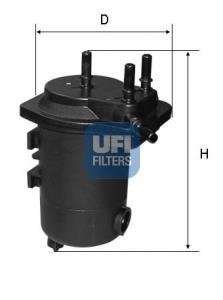 Топливный фильтр UFI 2405000 (фото 1)
