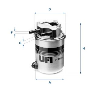 Паливний фільтр UFI 24.095.04