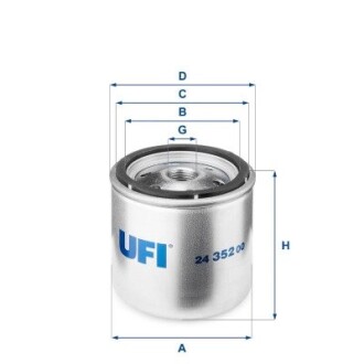 Топливный фильтр UFI 2435200