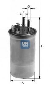 Топливный фильтр UFI 2445000