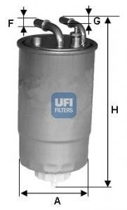 Паливний фільтр UFI 24.ONE.02 (фото 1)