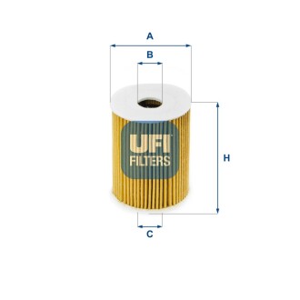 Масляний фiльтр UFI 25.091.00