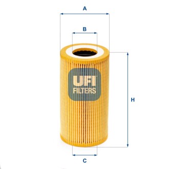 Масляний фiльтр UFI 25.165.00