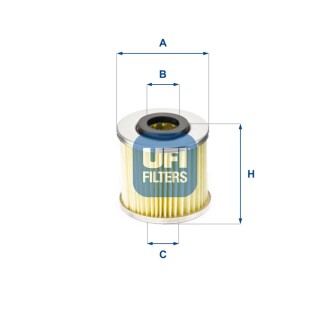 Масляний фiльтр UFI 25.529.00