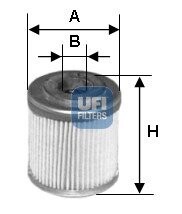 Масляний фiльтр UFI 25.553.00