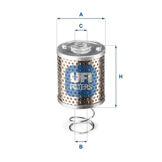 Топливный фильтр UFI 26.617.00