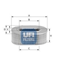 Повітряний фільтр UFI 27.071.01