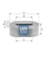 Воздушный фильтр UFI 27.162.00