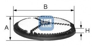 Фільтр повітряний UFI 27.274.00