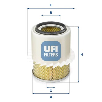 Повітряний фільтр UFI 27.282.00