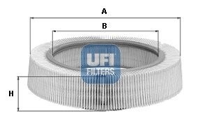 Повітряний фільтр UFI 30.800.00