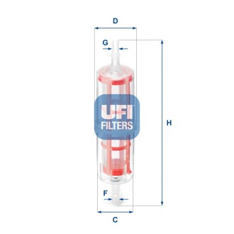 Топливный фильтр UFI 31.015.00