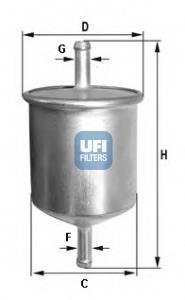 Топливный фильтр UFI 3152900 (фото 1)