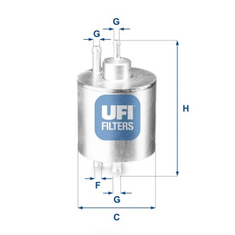 Топливный фильтр UFI 31.834.00