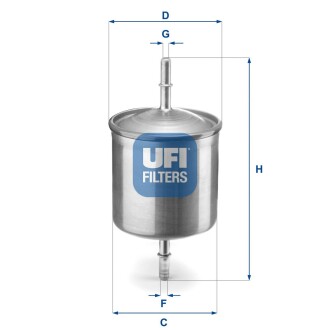 Топливный фильтр UFI 3184600