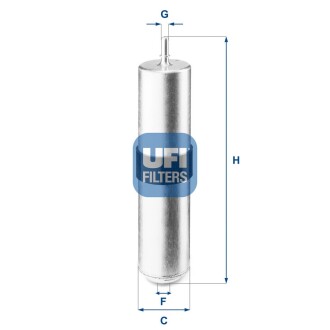 Фільтр паливний BMW 1, 2, X1 1.4-2.0 d 15- (OE) (вир-во) UFI 31.926.01