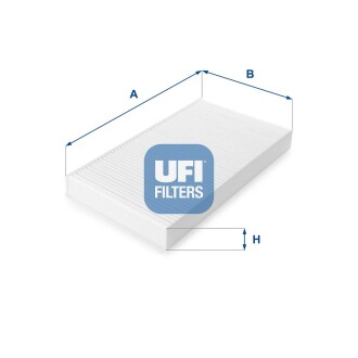 Фильтр, воздух во внутренном пространстве UFI 53.023.00