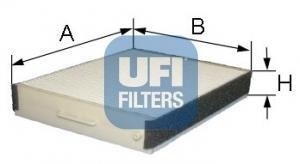 Фильтр, воздух во внутренном пространстве UFI 5307700 (фото 1)