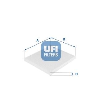 Фiльтр салону UFI 53.088.00