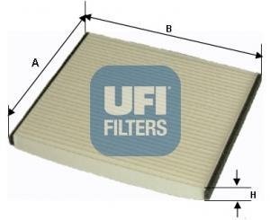 Фильтр, воздух во внутренном пространстве UFI 53.186.00 (фото 1)