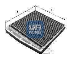 Фiльтр салону UFI 54.126.00