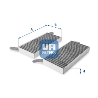 Фильтр, воздух во внутренном пространстве UFI 54.173.00