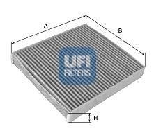 Фільтр салону вугільний UFI 54.199.00