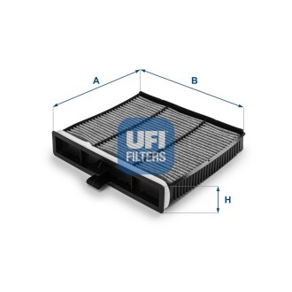 Фільтр салону вугільний UFI 54.237.00 (фото 1)